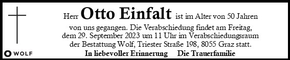Otto Einfalt